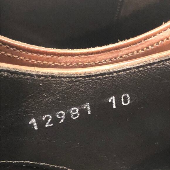 VERY GOOD To Boot New York Brandon Cap Toe Oxfords Brown Leather Men's Size 10 - Picture 9 of 12